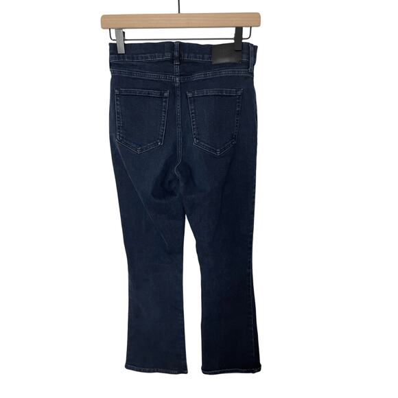 Everlane Authentic Stretch Slim BootCut Dark Wash Jeans Sz 26 Rodeo Cowboy - Picture 5 of 7